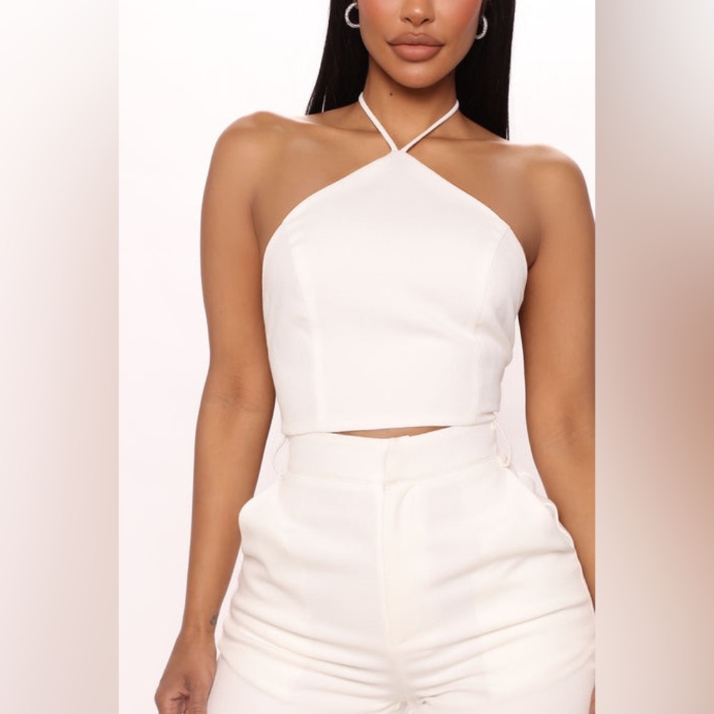 Fashion Nova Sunset Views Linen Pant Set